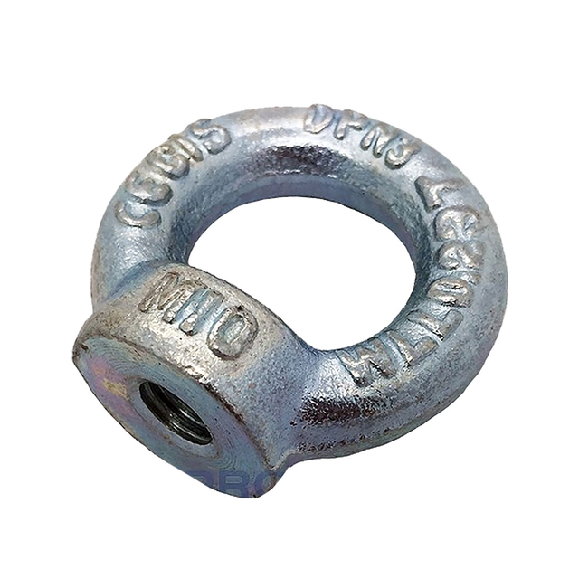 Porca de olhal de levantamento de preço barato de fábrica na China DIN 582 Aço C15E galvanizado