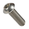 Parafuso Allen hexagonal de aço inoxidável A4-70 cabeça de botão de aço inoxidável sextavado parafuso de máquina com tampa de soquete