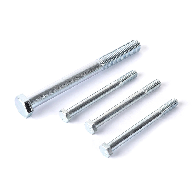 Parafuso sextavado de aço carbono de alta qualidade DIN 931 Parafusos de cabeça sextavada DIN931