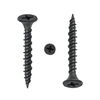 Parafuso Phillips Bugle Head Hi-Low Thread Drywall Preto Fosfatado