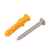 Rawl conecta âncoras de parede de tubo de expansão de plástico para drywall com parafusos de cabeça plana Phillips