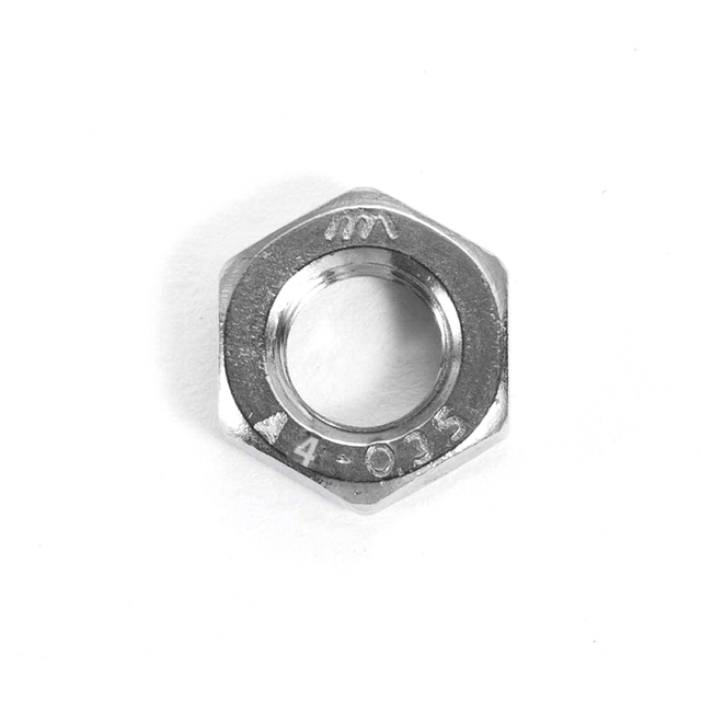 Alta qualidade ISO4035 DIN936 AISI 304 em aço inoxidável porca sextavada fina