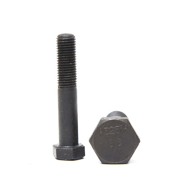 Parafuso sextavado preto de meia rosca DIN931 por atacado grau 8.8