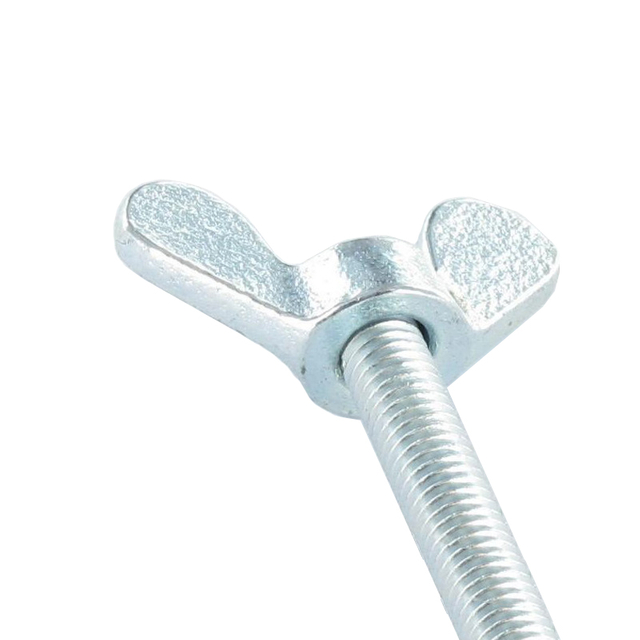 DIN316 Zincado FERRO FUNDIDO MALEÁVEL Aço Cabeça Borboleta Polegar Parafuso Asa