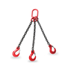 Rigging Grau 80 3 Vias Três Pernas Eslinga de Corrente com Ganchos de Eslinga