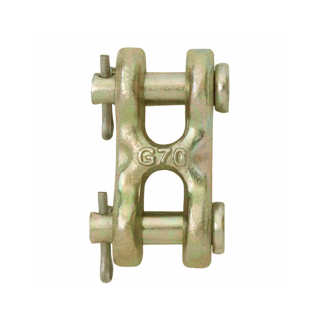 Tipo H TWIN CLEVIS LINK GRADE 70 G70 Double Clevis Link Amarelo Cromato