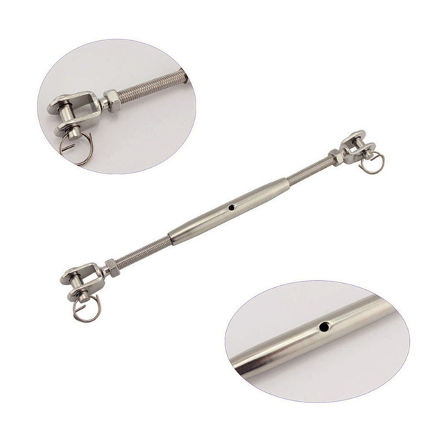 Corpo fechado da mandíbula Marine Turmbuclke 316 DIN1478 de aço inoxidável