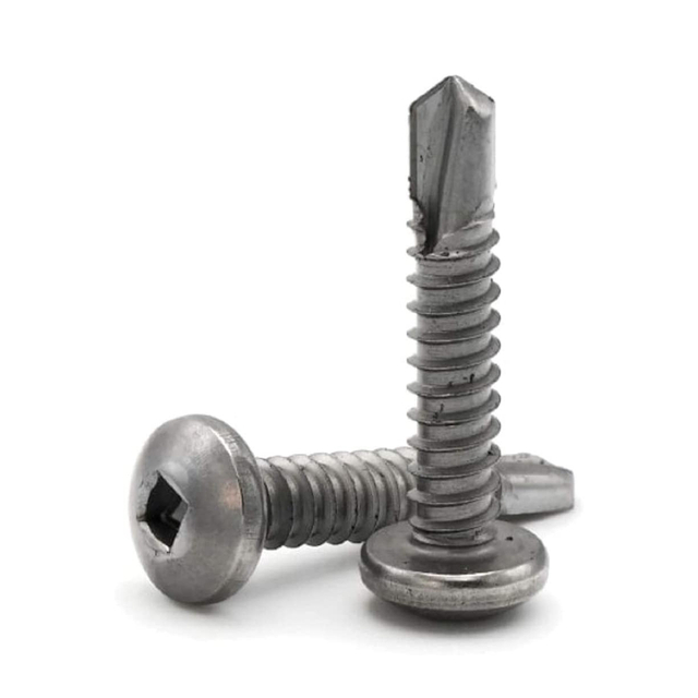 A perfuração quadrada do auto da cabeça da bandeja da movimentação parafusa 410 parafusos de aço inoxidável da chapa metálica do parafuso de Sds TEK