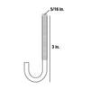 J-BOLTS 304 AÇO INOXIDÁVEL China Fabricante