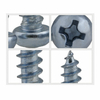 DIN 7981 ISO 7049 Rosca Completa Zincada Aço Carbono Cruz Phillips Driver Pan Head Parafuso auto-roscante