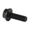 A linha fina endurecida métrica encanta o revestimento preto da classe 10,9 do parafuso da flange do RUÍDO 6921