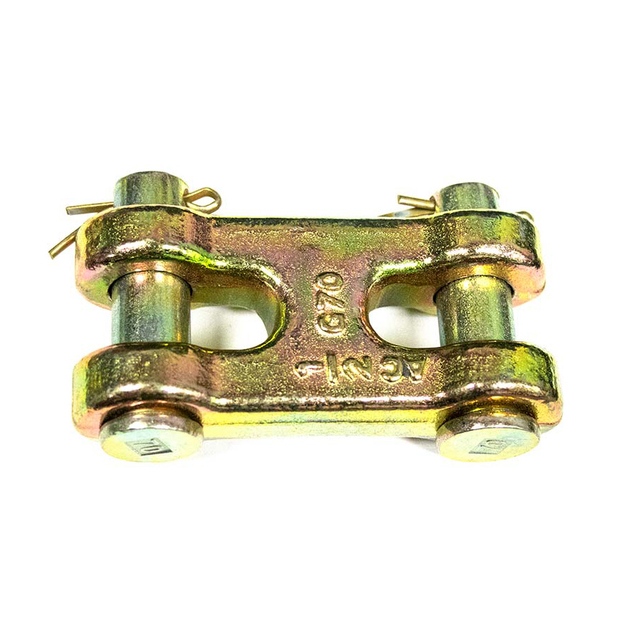Tipo H TWIN CLEVIS LINK GRADE 70 G70 Double Clevis Link Amarelo Cromato