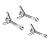 Parafuso de olhal de aço inoxidável 304 316 para cães DIN444 com porcas borboleta e porcas borboleta