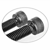 O aço carbono métrico DIN912 preto 12,9 encanta os parafusos de parafuso de cabeça de soquete