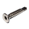 Parafuso de perfuração automática de cabeça escareada plana Torx Star Drive Ss304 de aço inoxidável