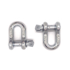 G210 US TIPO parafuso Pin Galvanized Chain Shackle D Shackle MARINE Grade