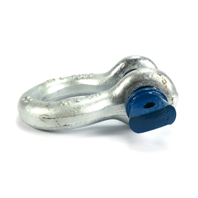 Manilha de âncora de elevação de pino de parafuso de aço forjado galvanizado resistente G-209 Manilhas de arco para equipamento