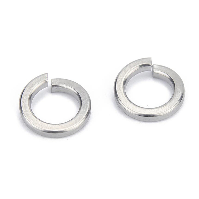 As arruelas de fechamento rachadas métrica de aço da mola da categoria 8 zinco chapearam Din127