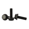 A linha fina endurecida métrica encanta o revestimento preto da classe 10,9 do parafuso da flange do RUÍDO 6921