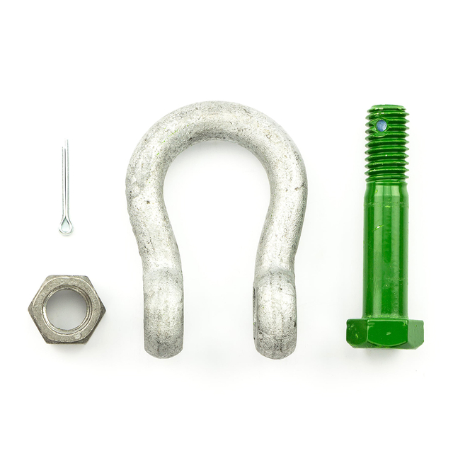 Tipo grilhões galvanizados resistentes da curva da manilha G2130 da âncora do parafuso com porca