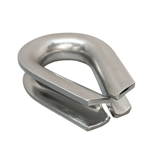 Dedal de aço inoxidável do cabo da categoria marinha do dedal da corda de fio 316 Din6899