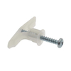 Âncoras de alternância de nylon de plástico borboleta Âncora de drywall