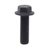 A linha fina endurecida métrica encanta o revestimento preto da classe 10,9 do parafuso da flange do RUÍDO 6921
