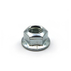 Zinco chapeado aço endurecido serrilhado encanta porcas de flange DIN6923