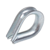 Dedal galvanizado de aço resistente da corda de fio Din6899 chapeado zinco