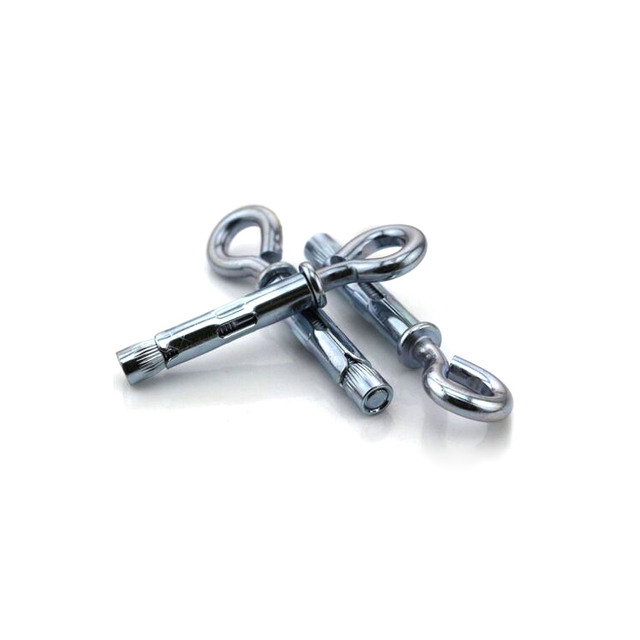 Parafusos de olhal para serviços pesados ​​de zinco ÂNCORAS DE MANGA DE CONCRETO PARAFUSOS DE EXPANSÃO AÇO CARBONO