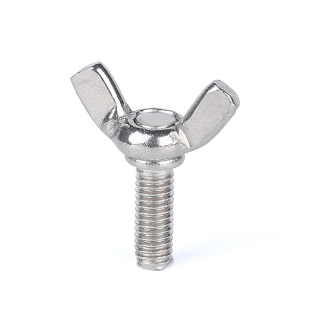 DIN316 A4 316 parafusos de asa borboleta de aço inoxidável RUÍDO 316 do parafuso de polegar