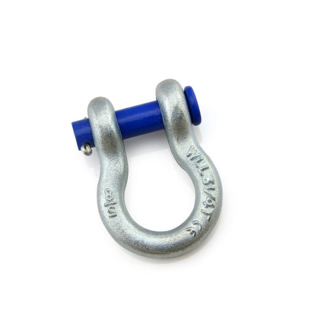 G213 manilha de arco tipo eua, corpo de aço carbono forjado, pino de liga de aço, manilha de âncora galvanizada por imersão a quente