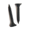 Parafusos de chapa de gesso fosfatado preto de aço carbono de fábrica na China Parafuso de drywall de rosca fina com cabeça de corneta Phillips para placa de gesso
