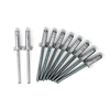 Rebites cegos Multi-Grip de aço inoxidável Rebites cegos tipo Multigrip de alta resistência Cabeça de cúpula Rebites pop de dupla aderência no painel solar com alta estabilidade
