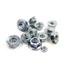 Zinco chapeado aço endurecido serrilhado encanta porcas de flange DIN6923