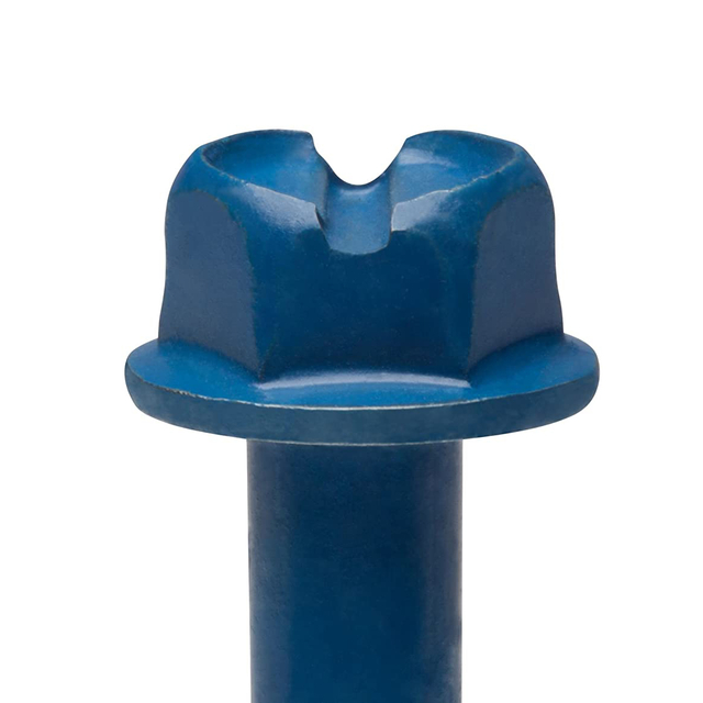 O parafuso do estilo de Tapcon entalhado encanta os parafusos concretos principais da arruela para ancorar a alvenaria