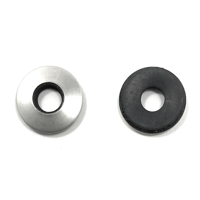 Arruelas de borracha de vedação ligadas EPDM de neopreno de aço inoxidável de grau marinho