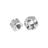 DIN 935 porcas de castelo com fenda hexagonal A2 de aço inoxidável
