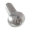 Parafuso Allen hexagonal de aço inoxidável A4-70 cabeça de botão de aço inoxidável sextavado parafuso de máquina com tampa de soquete