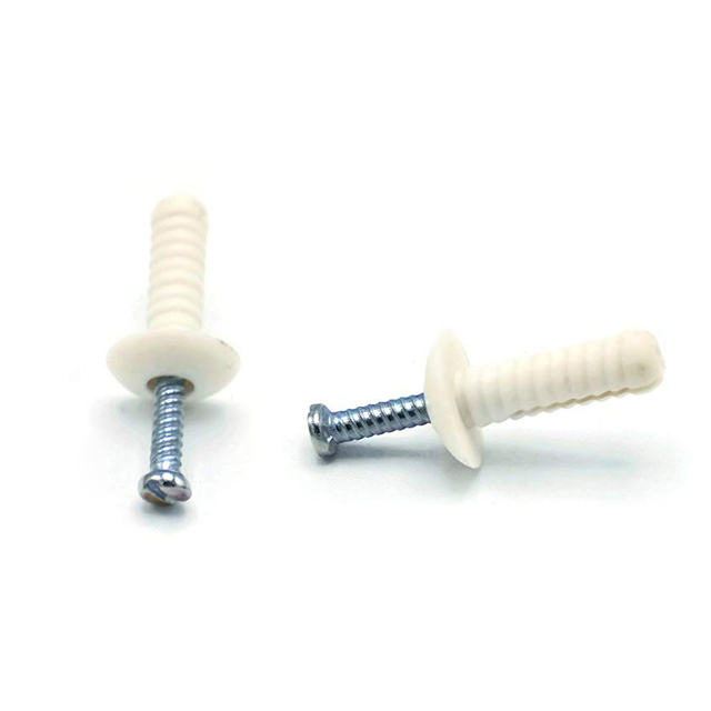 Âncora de acionamento de martelo de treliça de nylon em alvenaria âncoras de concreto prego de zinco