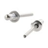 Rebites cegos Multi-Grip de aço inoxidável Rebites cegos tipo Multigrip de alta resistência Cabeça de cúpula Rebites pop de dupla aderência no painel solar com alta estabilidade