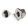 A porca de flange hexagonal de aço inoxidável DIN6926 304 encanta a contraporca de nylon