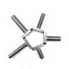Parafuso T personalizado de aço inoxidável A2-70 T-BOLT para energia solar 