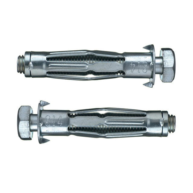 Combinação de âncora de parede oca Phillips/cabeça de panela com fenda extra longa de aço de baixo carbono zincado Molly Bolts