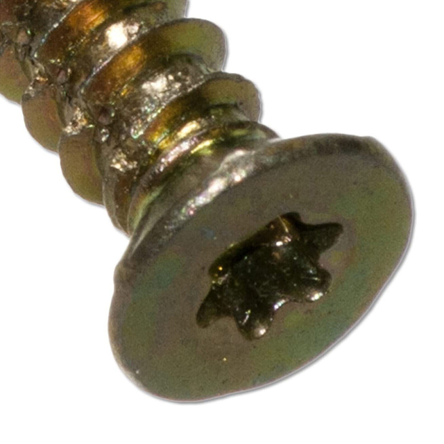 PARAFUSOS DE CONCRETO ENCAREADO Torx Recesso 7,5 MM X 150 MM Zincado Amarelo