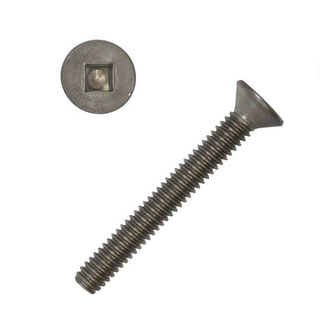 Cabeça lisa da movimentação grossa do quadrado do parafuso de máquina da linha de aço inoxidável