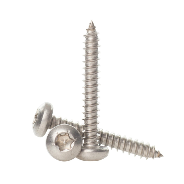 304 parafusos de batida automáticos de aço inoxidável da movimentação de Torx da cabeça da bandeja da linha 18-8 completa