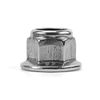 A porca de flange hexagonal de aço inoxidável DIN6926 304 encanta a contraporca de nylon