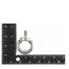 Parafuso de olhal de elevação M10 x 18mm Rosca macho 304 de aço inoxidável para pendurar